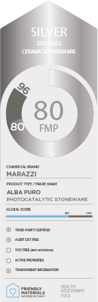 MARAZZI ALBA PURO ANTIBACTERIAL silver 80