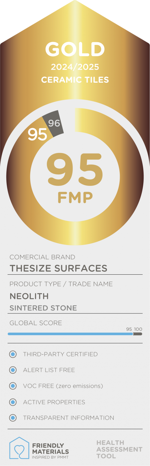 NEOLITH gold 95