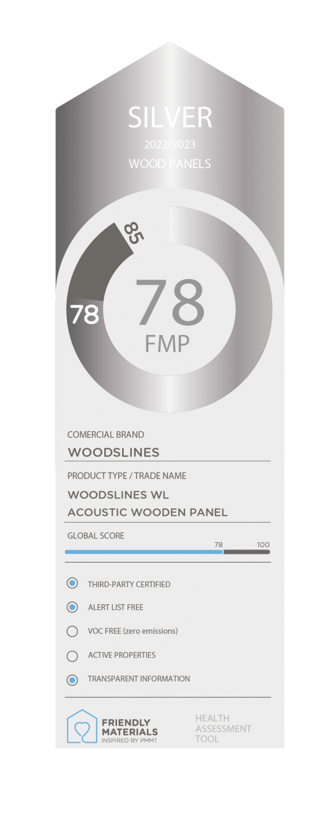 WOODSLINES silver 78