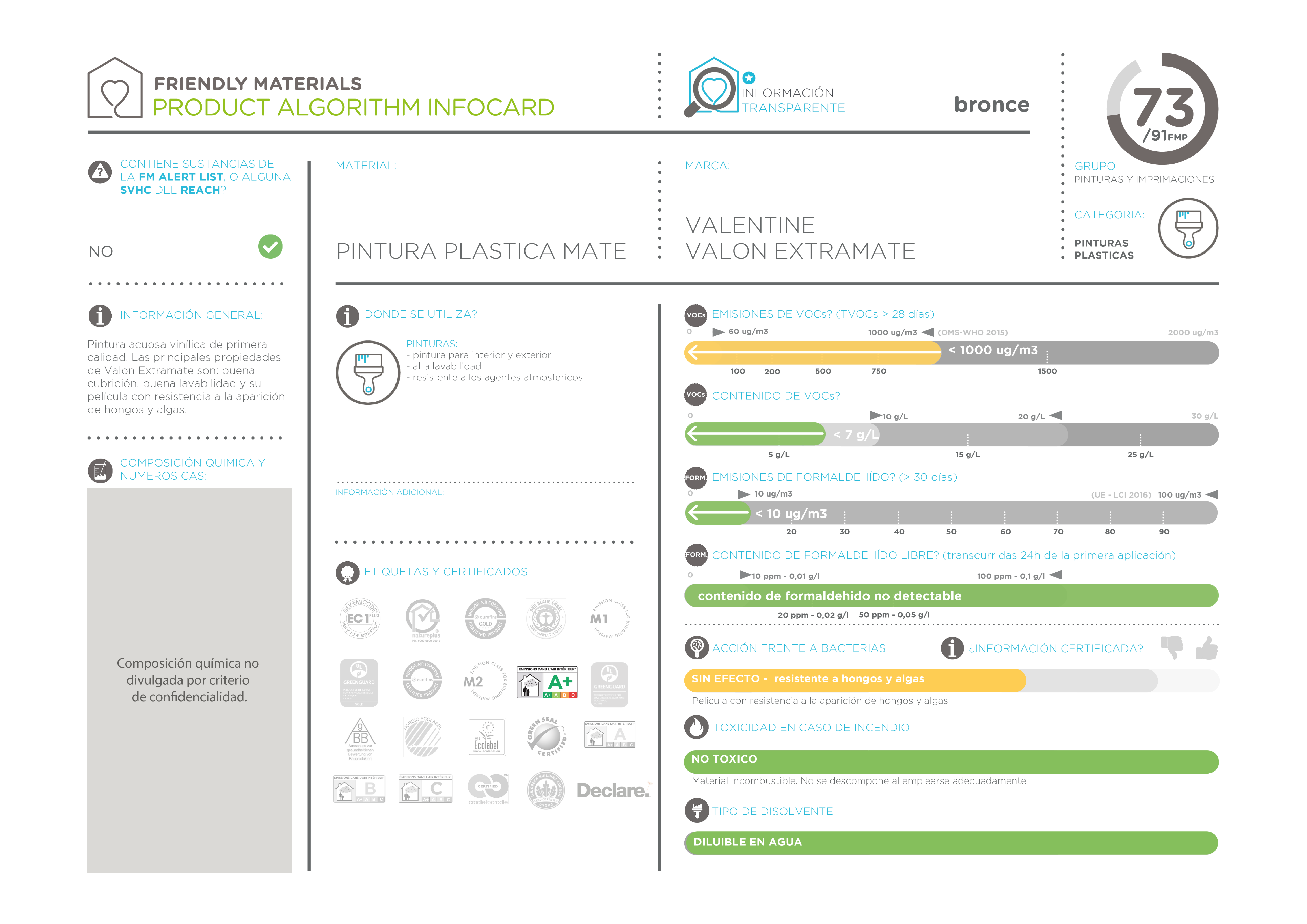 infocardValón Extramate 